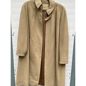 Women’s Vintage Bernhard Altman Cashmere Cape Coat Tan Beige